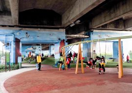 【台灣景點】桃園國際路橋下公園 隱身路橋下的兒童樂園