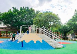 【台灣景點】桃園民族公園改裝再出發！富士山造型滑梯與戲水池沁涼又消暑