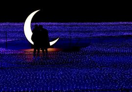 【童遊同趣】釜山海雲台光之慶典！LED藍色銀河＋月亮藝術裝置＋市集表演