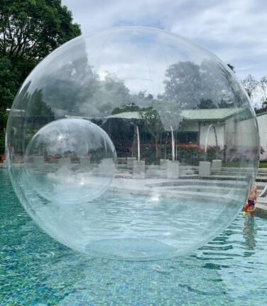 【台灣限定】南投最美的玩水聖地！桃米親水公園在「泡泡堆」裡消暑一夏